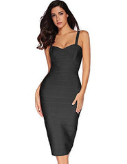 Spaghetti-Strap Sweetheart-Neck Summer Day-Out Bandage Dress